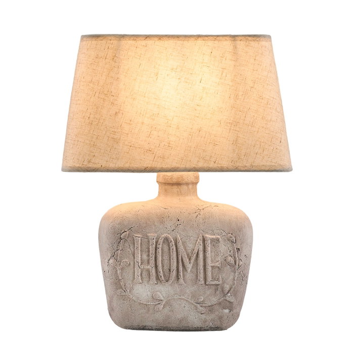 Opviq Lámpara de mesa de porcelana Gris Opviq Lámpara de mesa de porcelana Gris